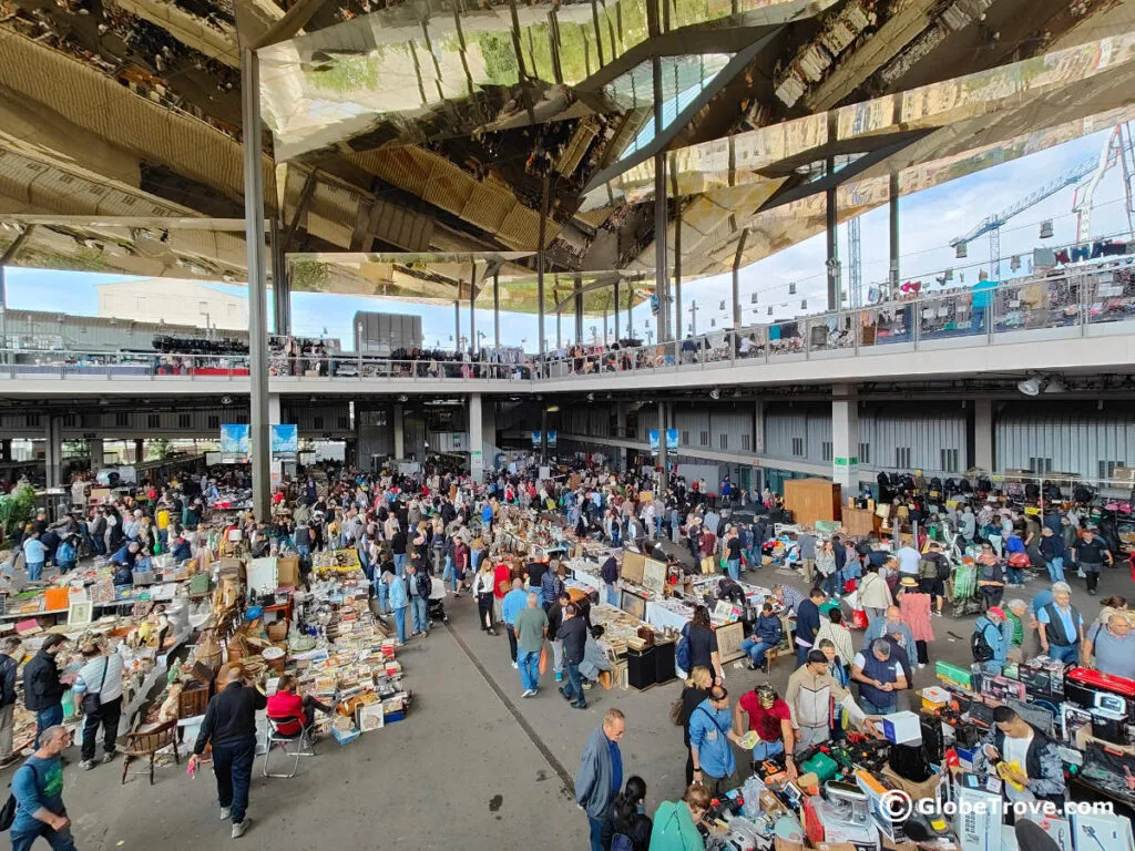 The crowded interiors of one of Barcelona's markets. When asked is Barcelona worth visiting, all the people who loved shopping said yes!