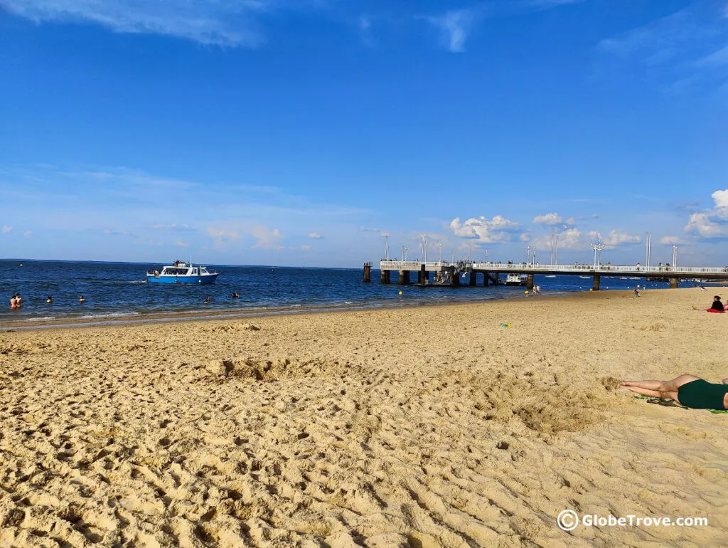 Plage d'Arcachon is the most popular spot among the beaches in Arcachon.