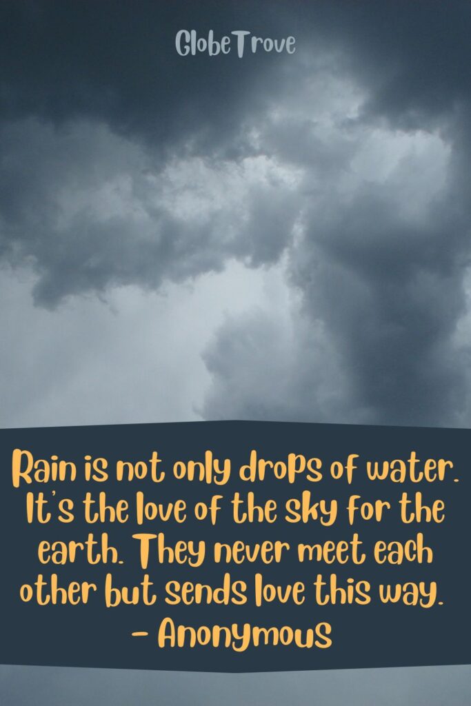 Short Rain Quotes And Captions