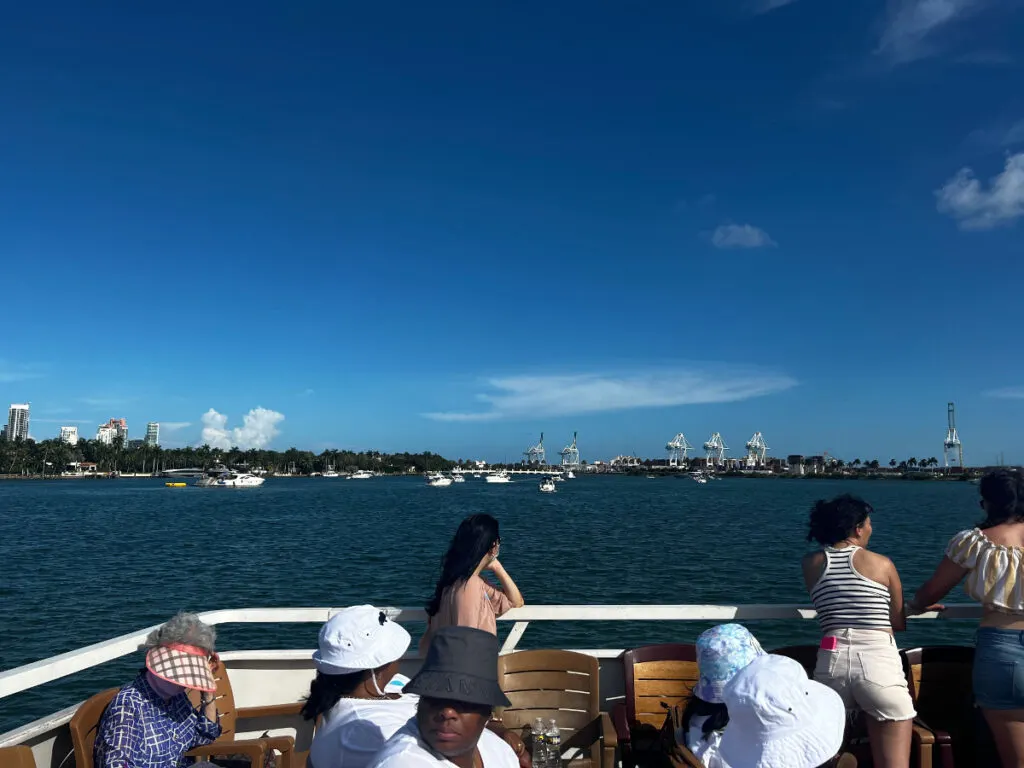 One of the top things to do in Miami with kids is to take a boat trip through Biscayne Bay.