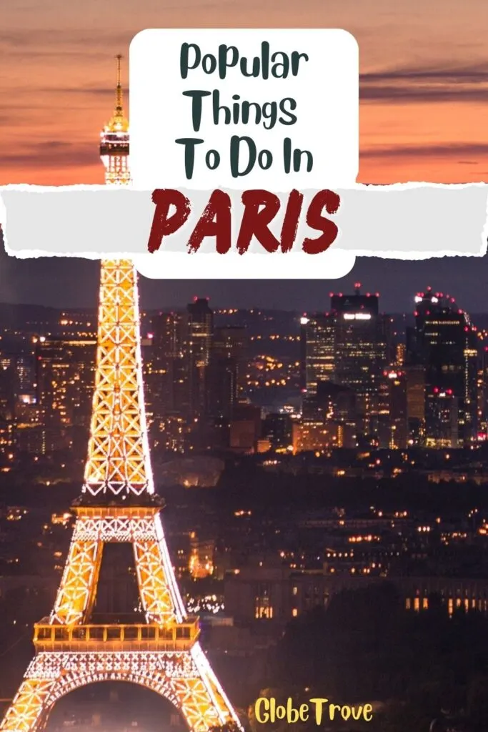 Popular things to do in Paris