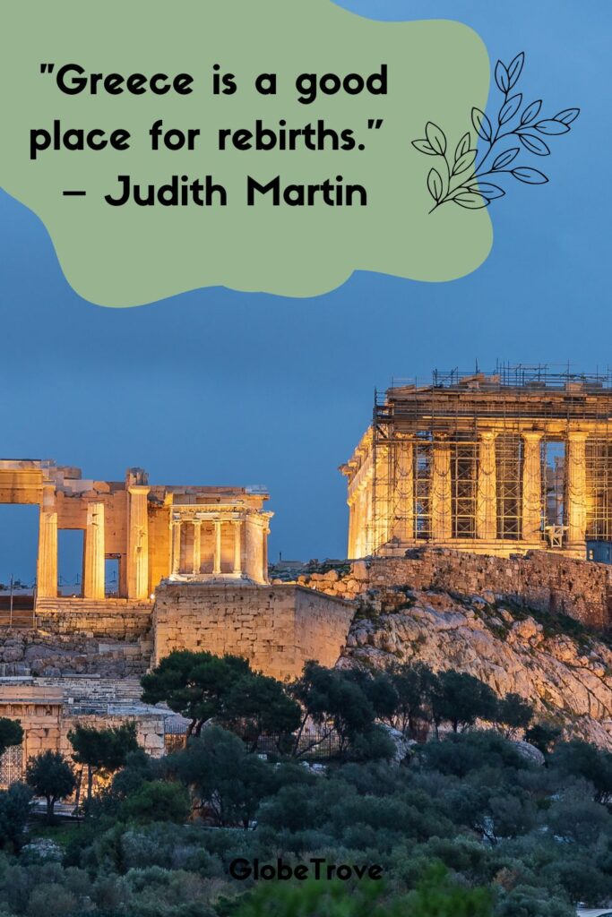Greece Captions by Judith Martin