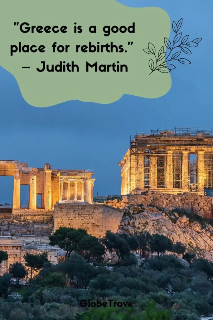 Greece Captions by Judith Martin