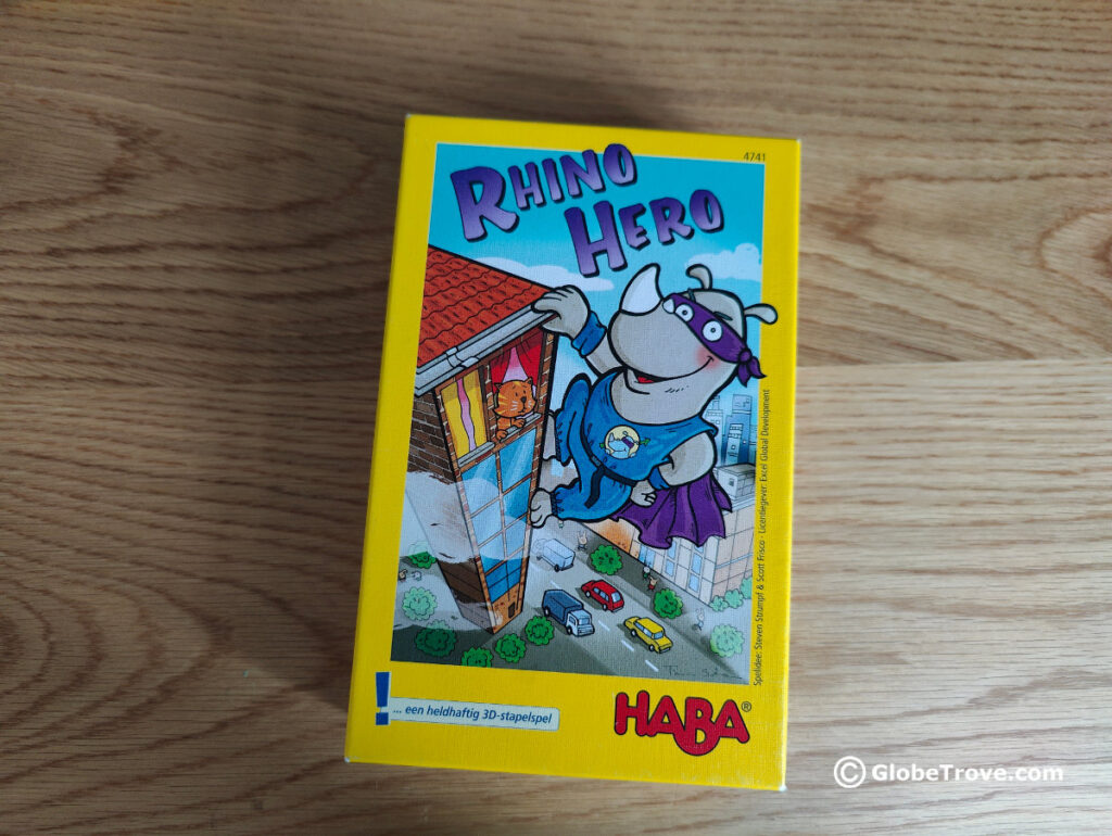 Rhino hero is one of the fun travel board games