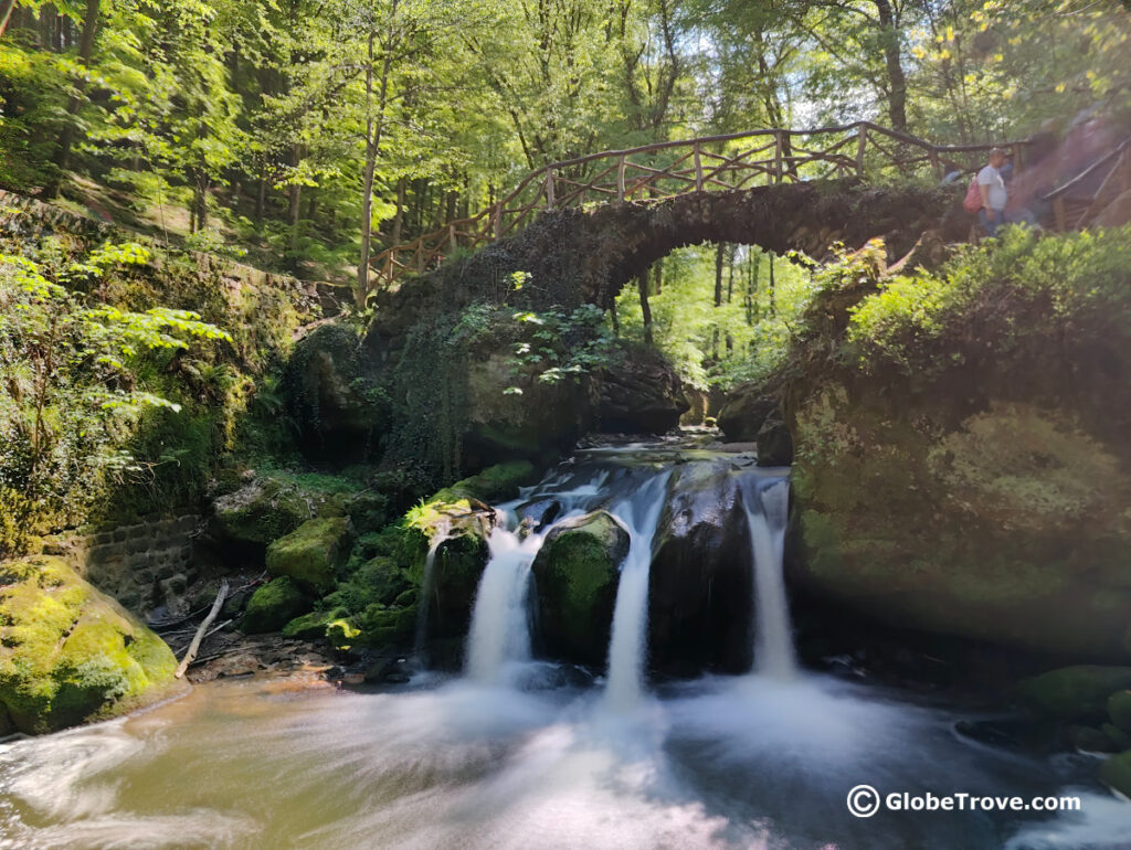 Schéissendëmpel Waterfall is the most crowded part of the trail!