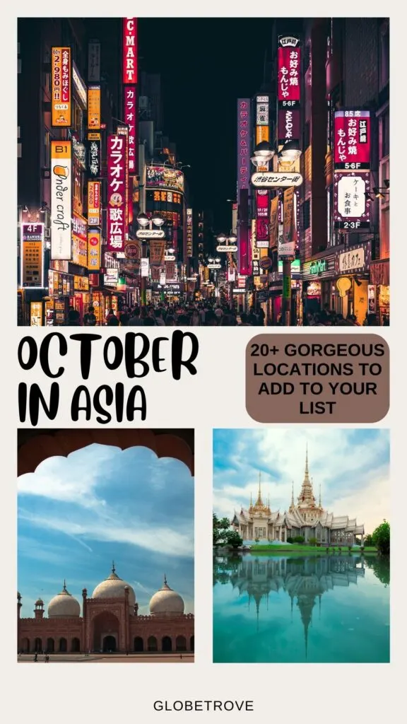 October in Asia