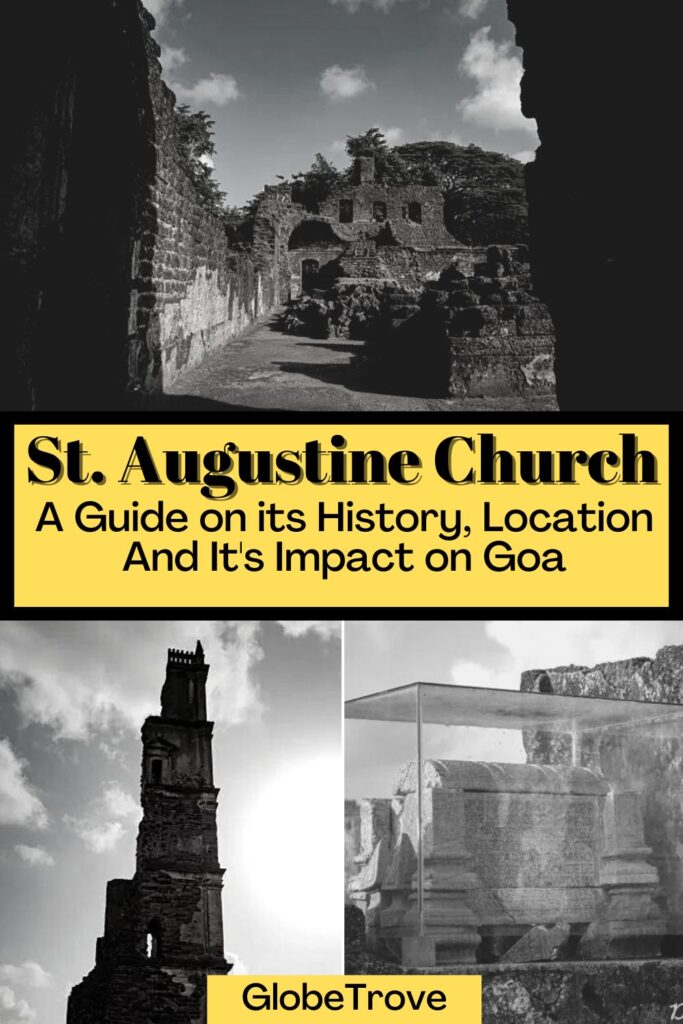 St Augustine church in Goa