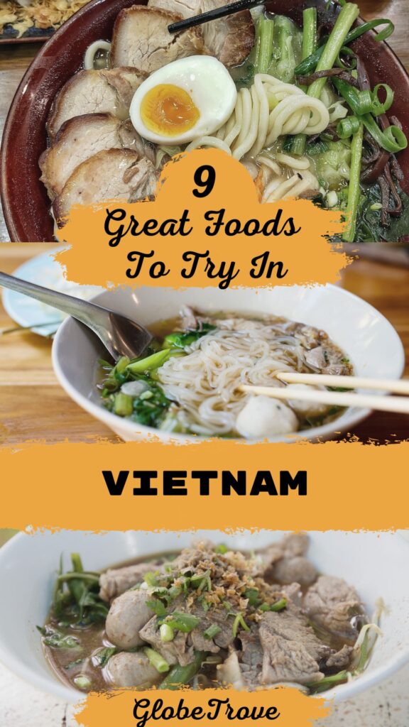 Amazing food in Vietnam
