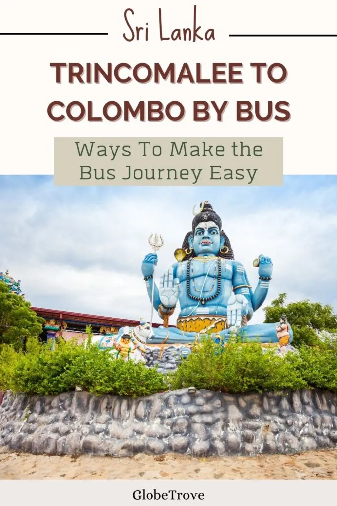 Trincomalee to Colombo by bus