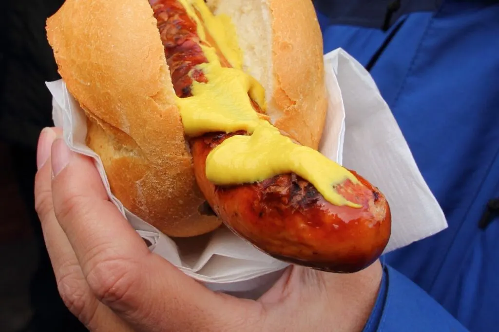 Sausage in bread is one of the things that everyone enjoys in Vienna