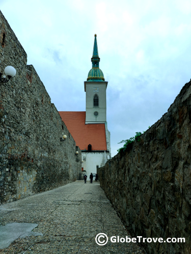The Medieval city walls is one of the cool things to do in Bratislava in one day.