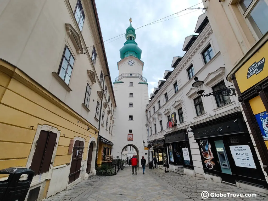 Michael's Gate is another one the attractions that you should see in Bratislava in one day.