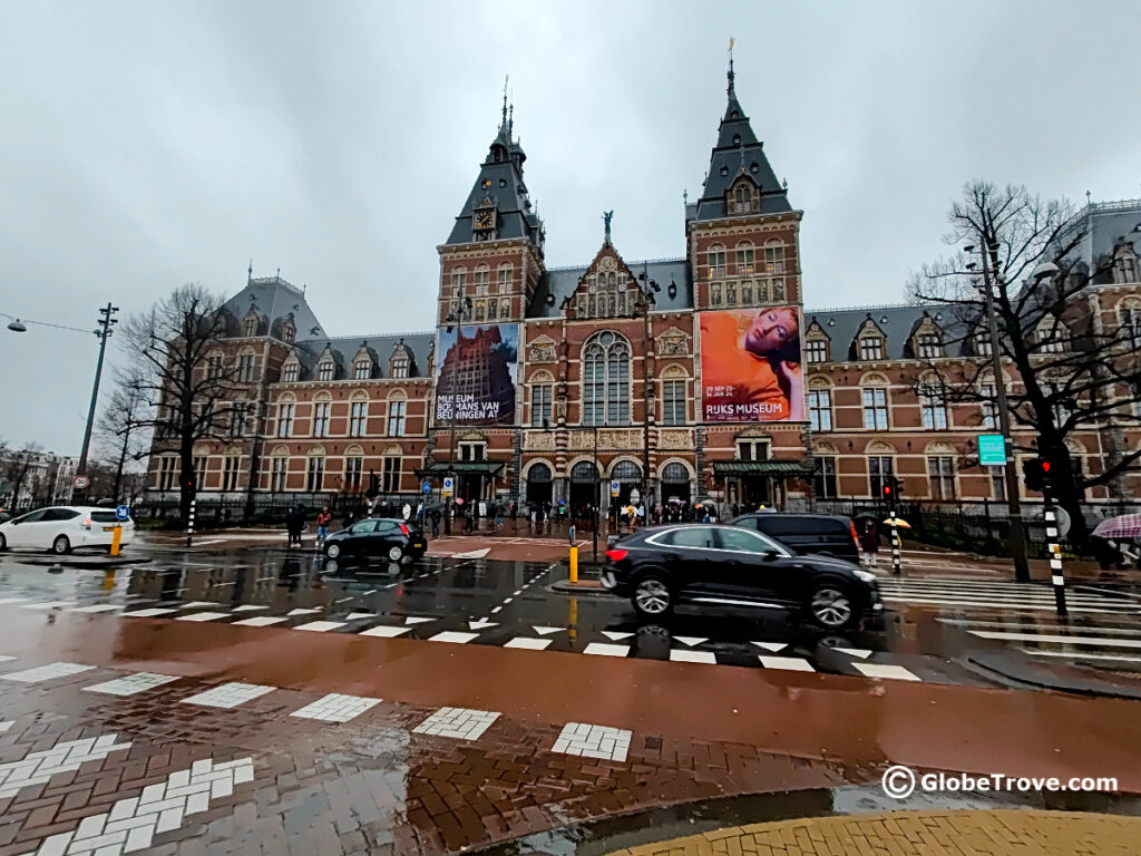 The Rijksmuseum is one of the most popular places in the Museum Quarter in Amsterdam