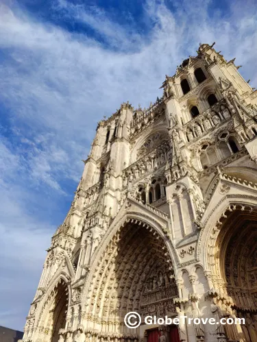 Cathedral Notre Dame is one of the prettiest buildings in Amiens, France