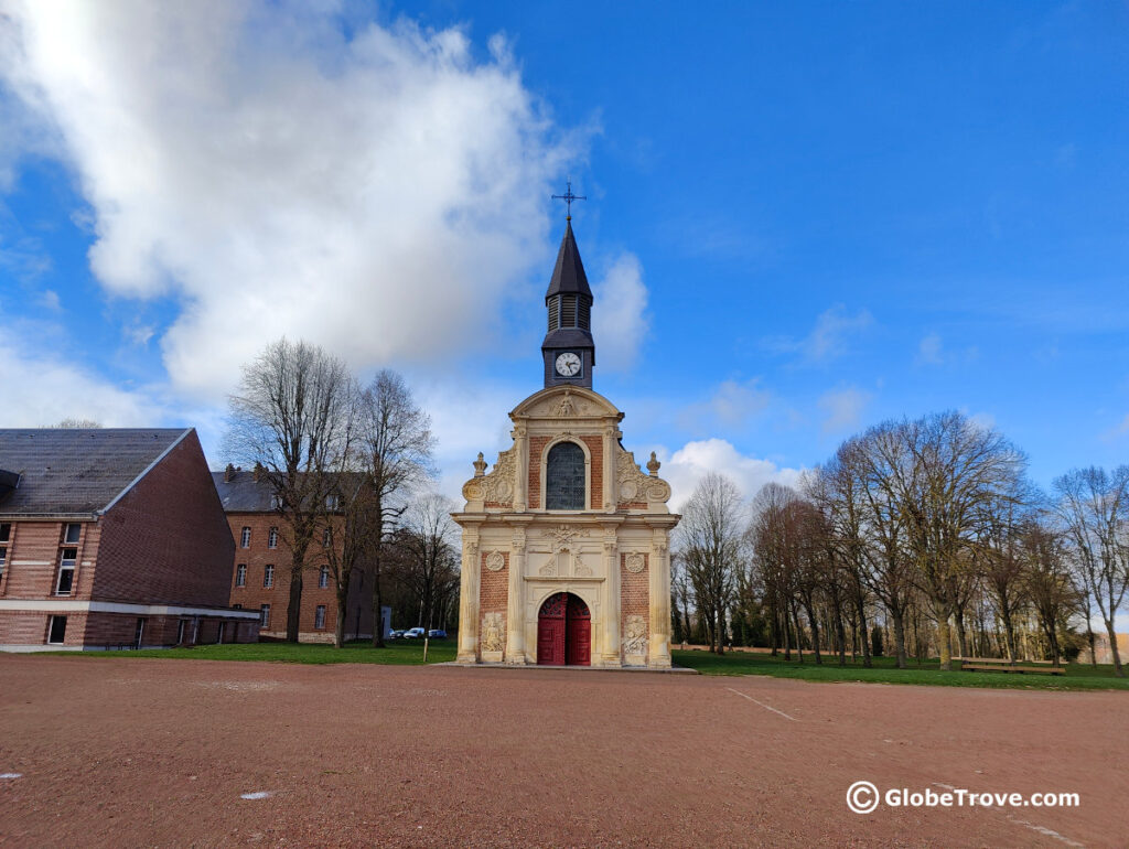 The gorgeous chapel dedicated to the people who lost their lives in the war in Arras.