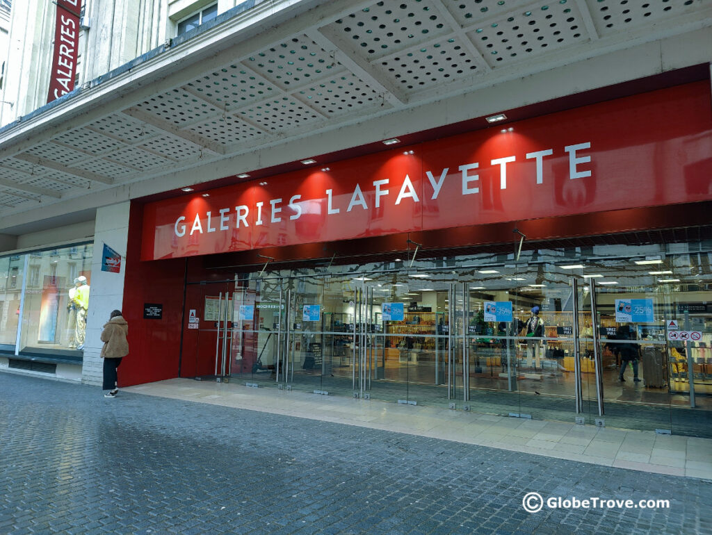 If you love shopping then the Galeries Lafayette is one the things to do in Amiens that should be on your list.