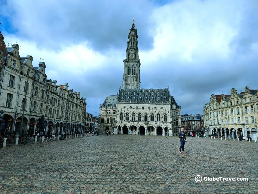 Heroes square is iconic, beautiful and some of the best views in Arras, France.