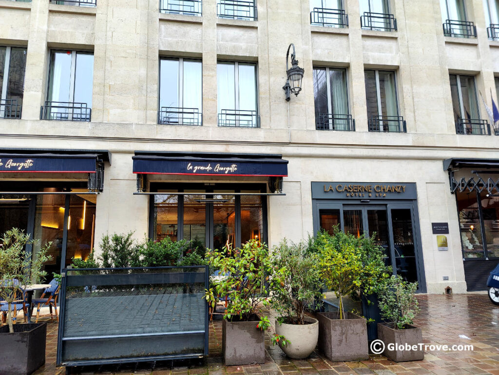 La Caserne Chanzy Hotel & Spa which is located right next to the Notre Dame Cathedral 