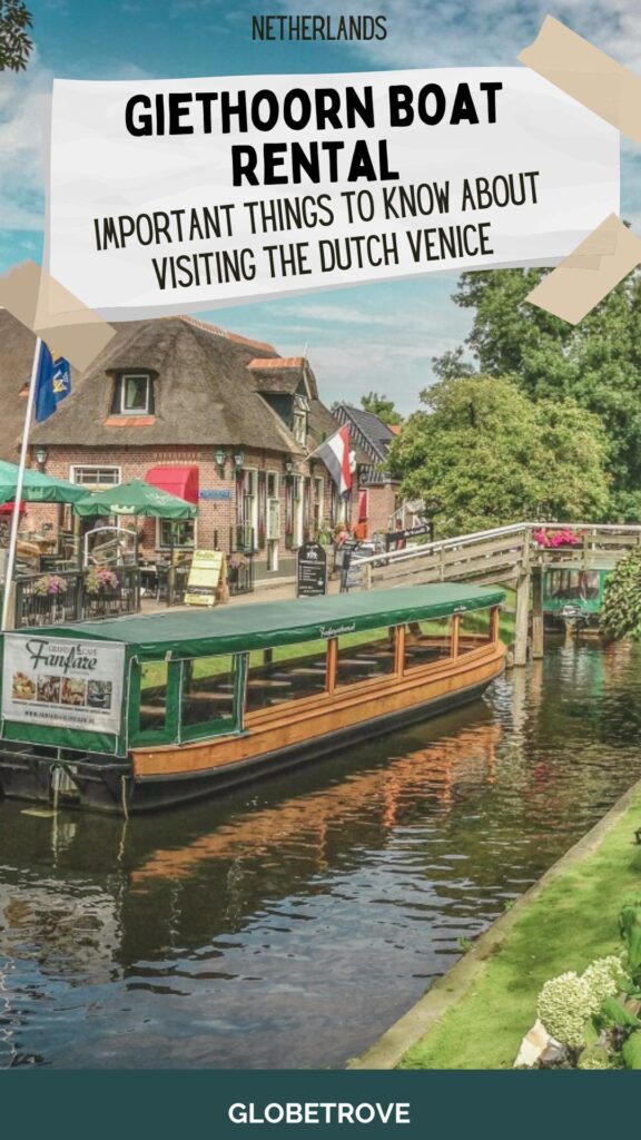 Giethoorn boat rental