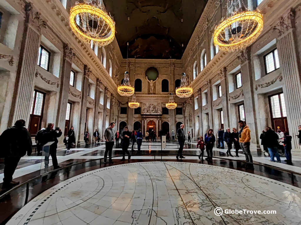 The Royal Palace is one of the easy to access museums in Amsterdam that is located in the center of the city.