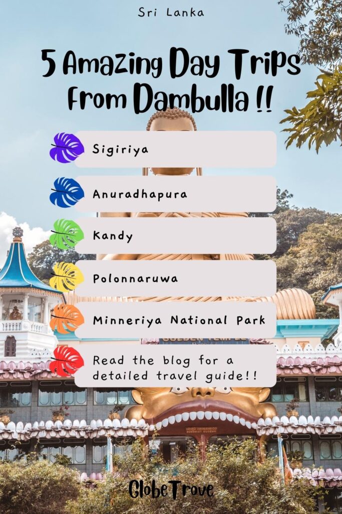 Day trips from Dambulla