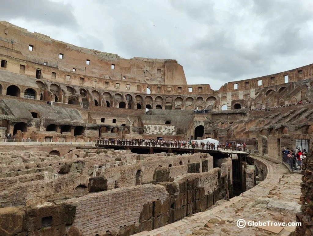 Which Colosseum Tickets To Buy? 1 The view of the Colosseum with few people was just a happy accident.