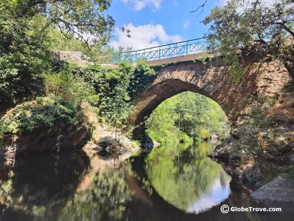 One of the old bridges in Parque Natural De Montesinho in Portugal