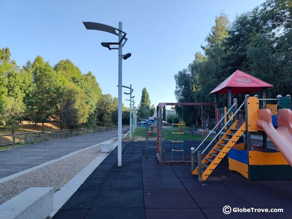The playground in Bragan&ccedil;a city