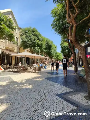 The laidback streets of Espinho