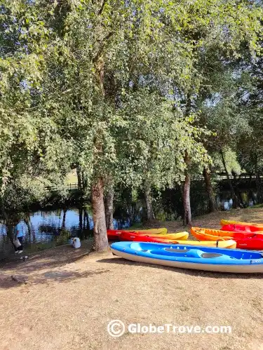 Kayaking in Boticas parque