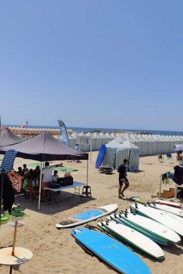 Espinho - The Beachside Getaway Near Porto 12 Espinho with its vast beach and surfing boards stacked