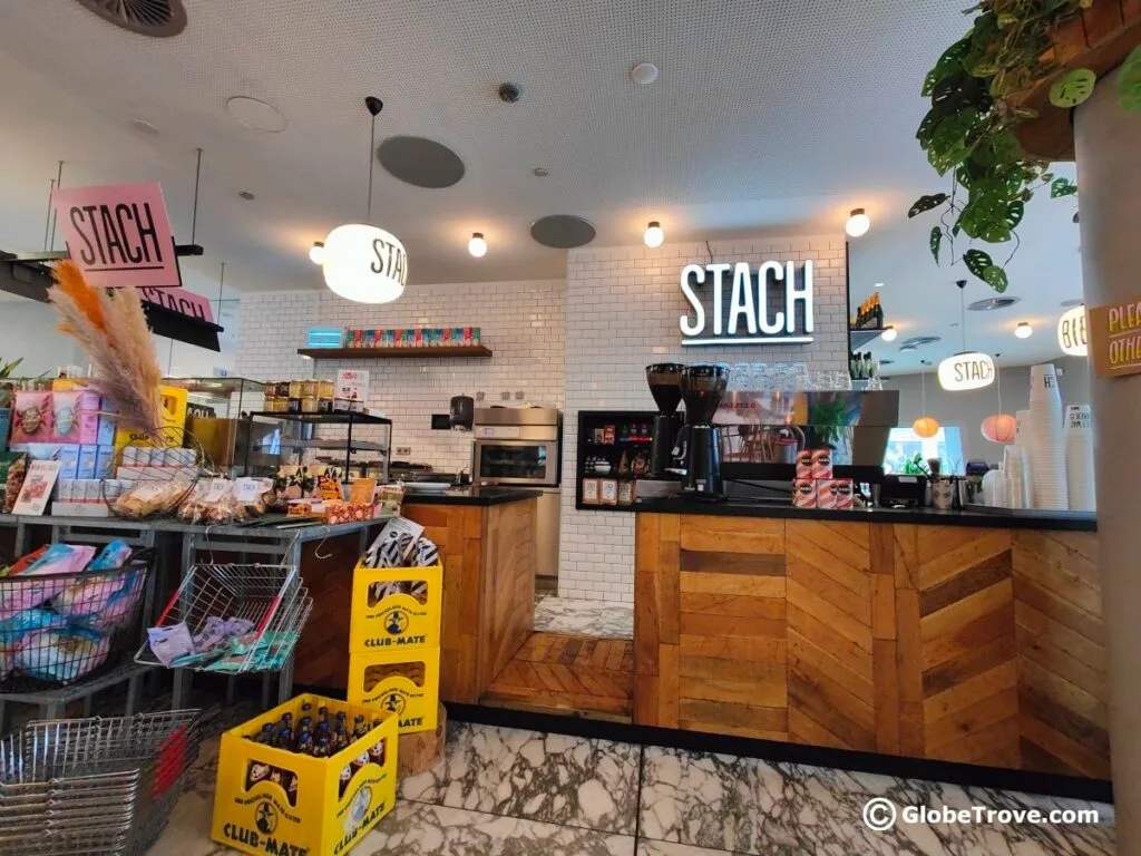 STACH located in the Forum Groningen is good for a coffee