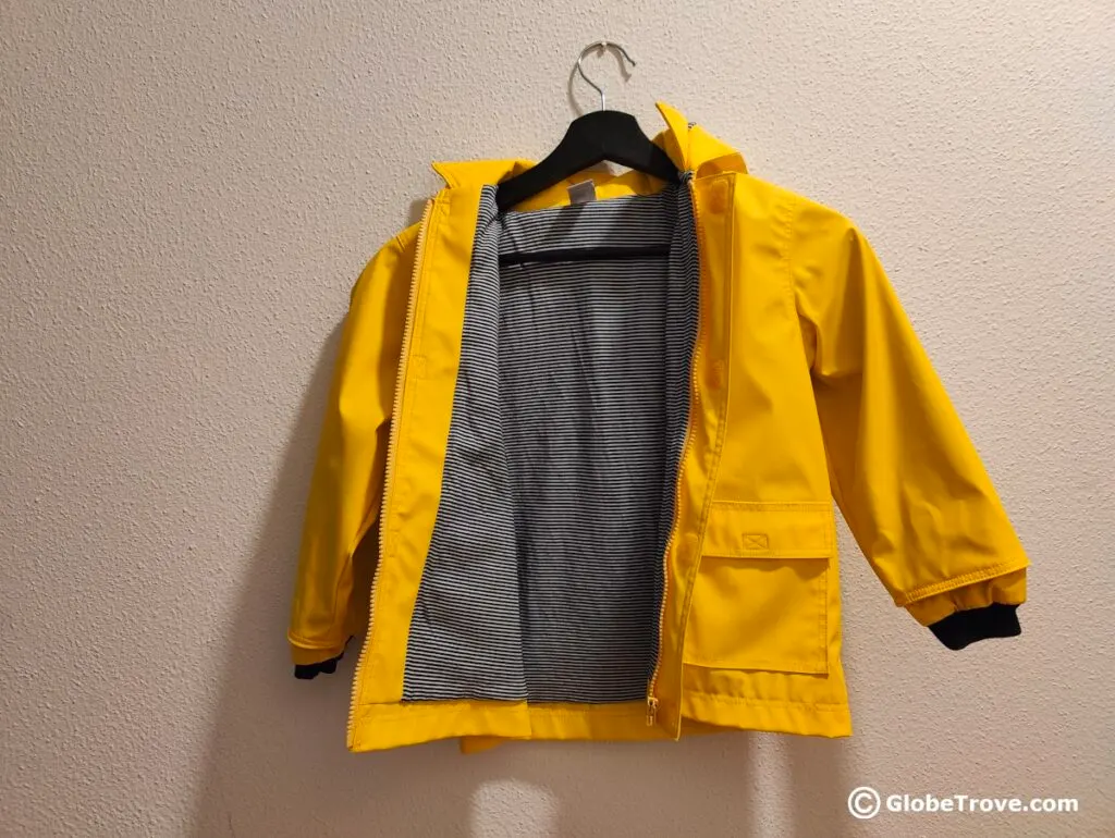 Soft shell jackets are perfect for Rome in May