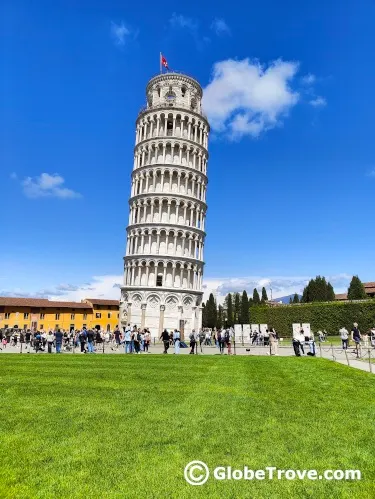 Leaning tower of Pisa in Italy