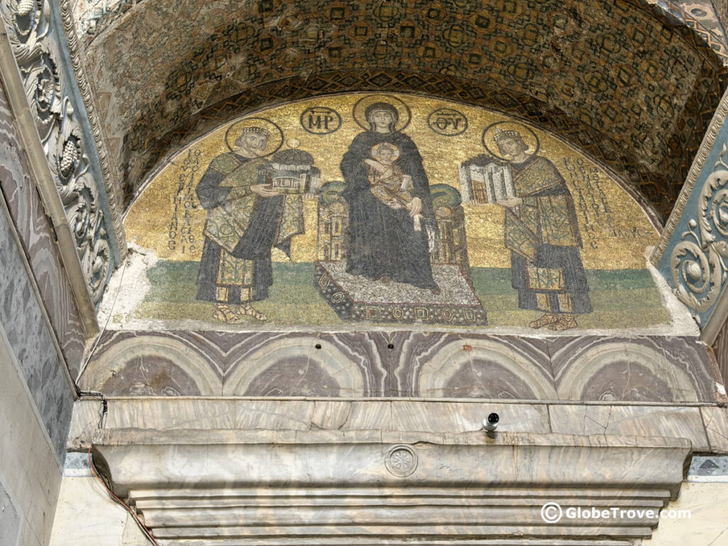 Mosaic in Hagia Sophia