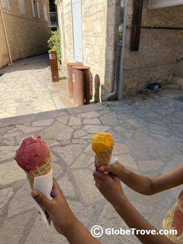 Things To Do In Rocamadour & How Not To Tire Yourself While Doing It 6 Ice cream in Rocamadour