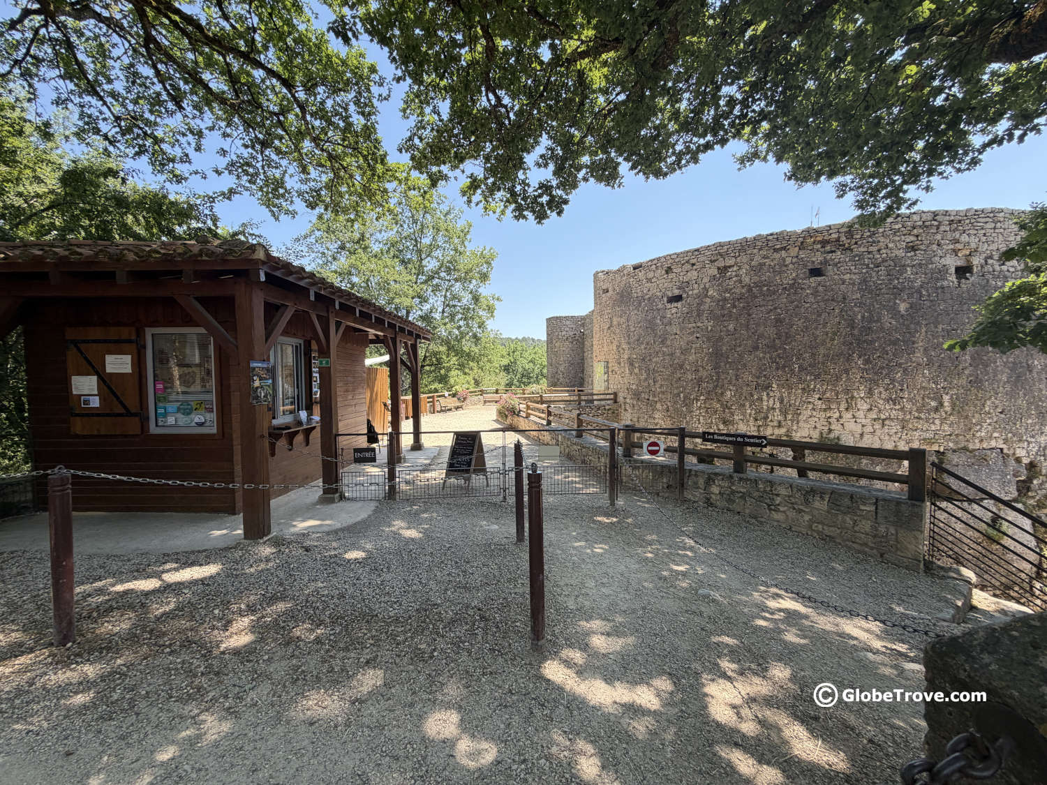 Bonaguil Castle 2 Ticket office at Bonaguil castle
