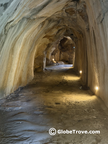Bonaguil Castle 3 The underground tunnels in Bonaguil castle