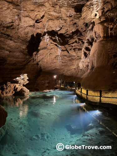 Gouffre de Padirac - Visiting The Padirac Chasm 5 Underground pools and river in the Gouffre de Padirac